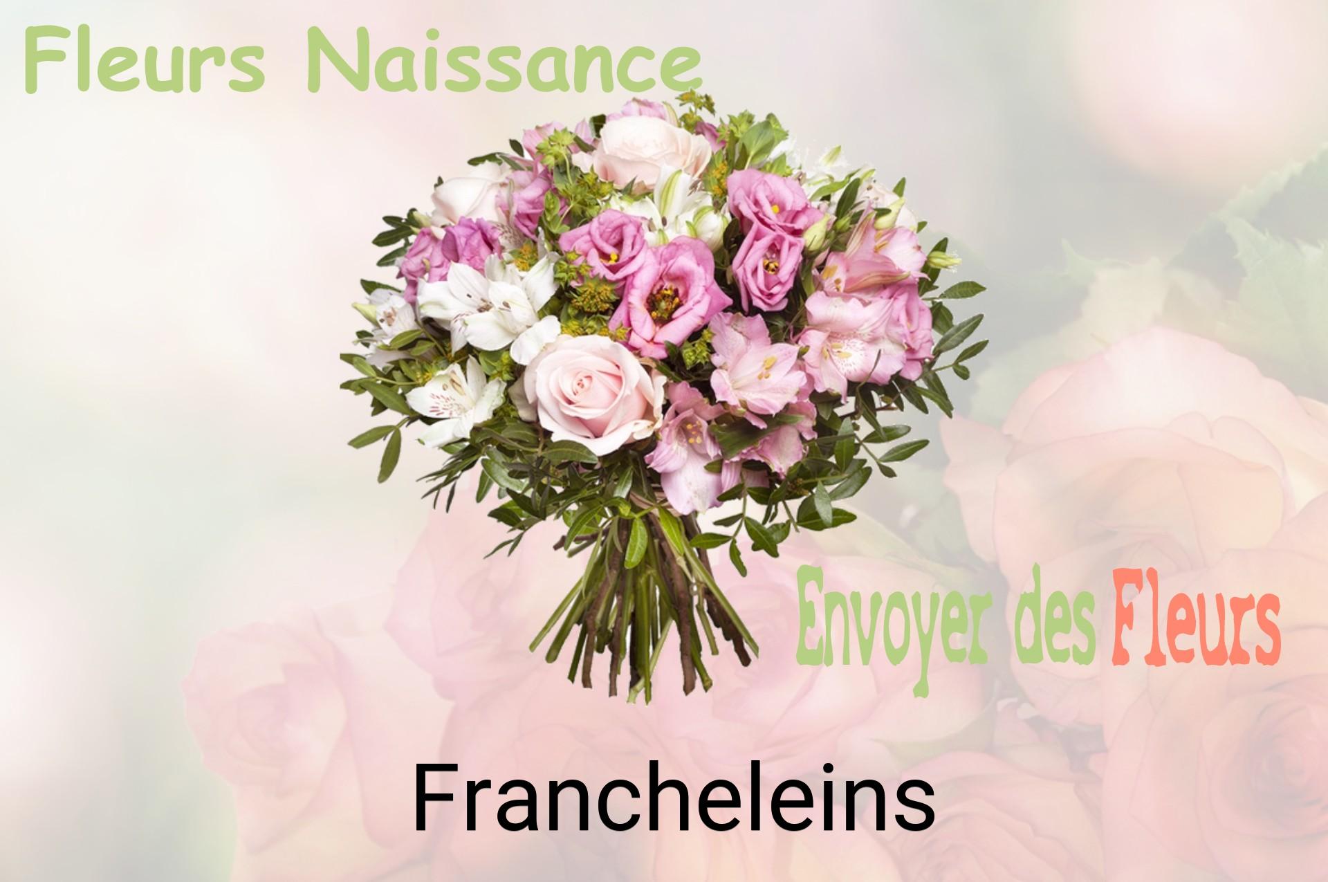 Bouquet de fleurs de naissance livré à Francheleins